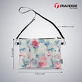 Girl Abstract design - Pouch (Digitally printed on Cloth) with shoulder strap