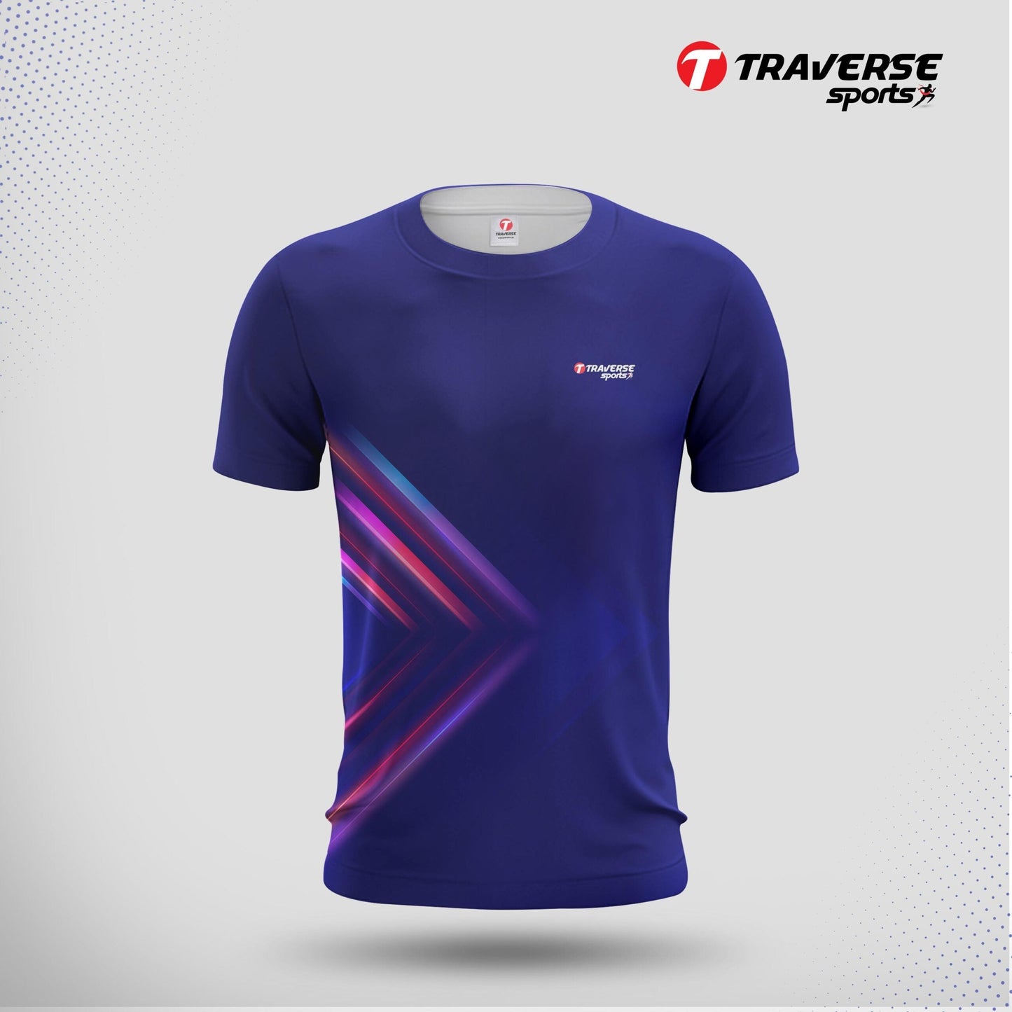 Traverse printed sports T-shirts for men