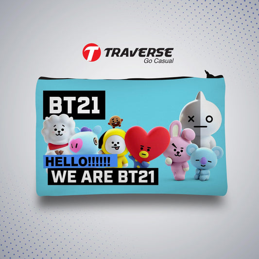 BT-21 Pencil Pouch (Digitally printed on Cloth)