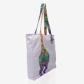 Traverse Canvas (Giraffe )Printed Tote Bag for Women by TRAVERSE- Market Bag, Cute Tote Bag Aesthetic Purse, Handbag for Work, Book Bag, Accessories, Supplies, Office, School - 16x15 Inches