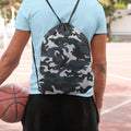 Camouflage Digitally Printed Drawstring Bag