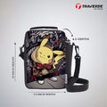 Traverse Pikachu Lunch Bag with option to carry water bottle- Digitally printed and manufactured by Traverse