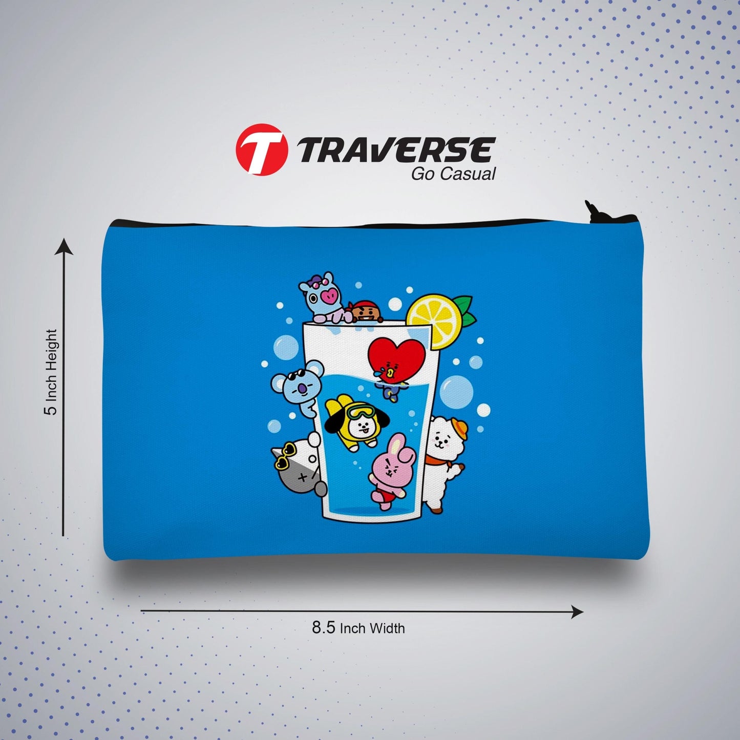 BT-21 Pencil Pouch (Digitally printed on Cloth)
