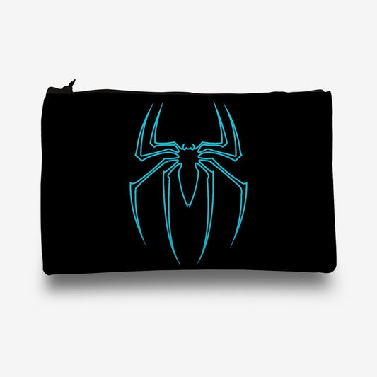 Traverse (Black Spider) Pencil pouch for Boys & Girls. Printed on Fabric.