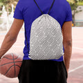 Grey Drawstring Bag