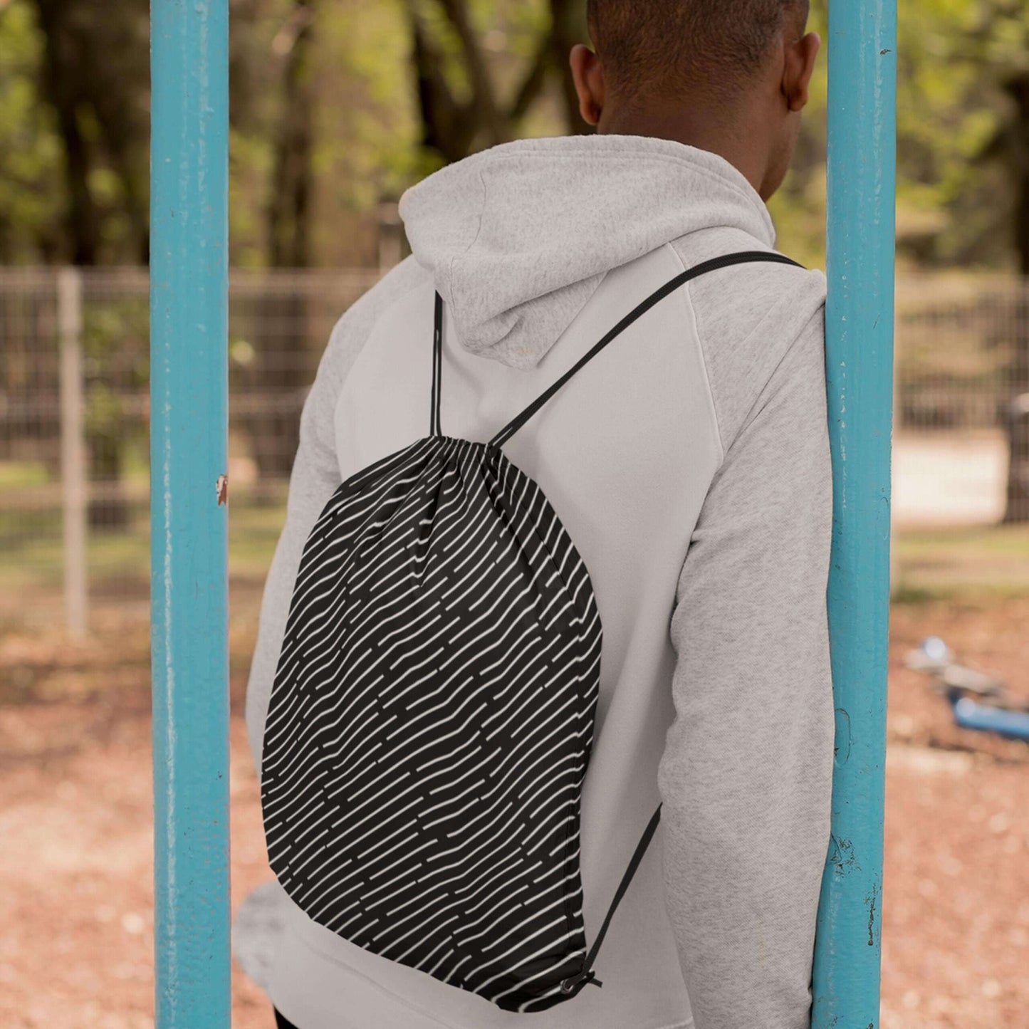 Black Drawstring Bag