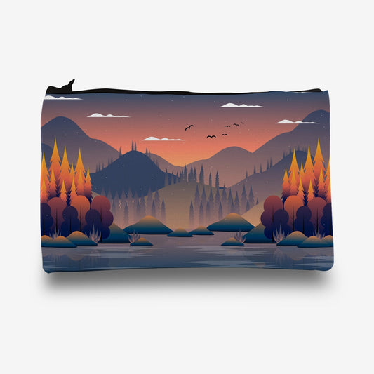 Traverse Beautiful Sindry pencil pouch for boys & girls. Digitally printed on Fabric with both sides printed