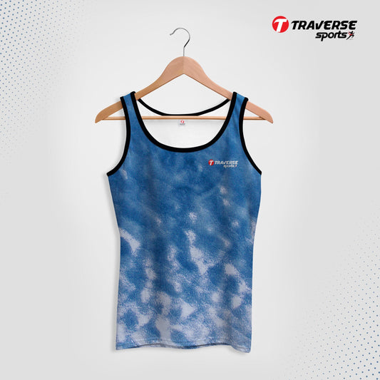 Digitally Printed Fashion Tank Top for Men by Traverse