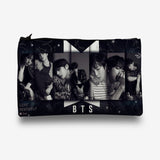 Traverse BTS (KPOP) pencil pouch for boys & girls. Digitally printed on Fabric with both sides printed