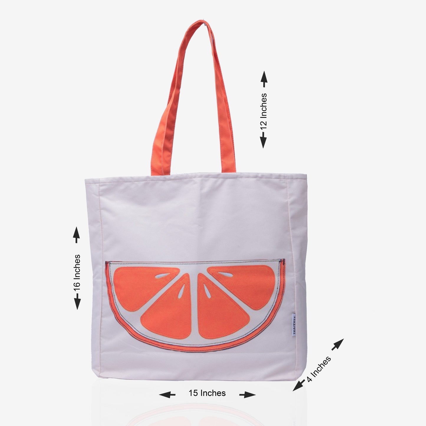 Traverse Canvas Printed Tote Bag for Women - Market Bag, Cute Tote Bag Aesthetic Purse, Handbag for Work, Book Bag, Accessories, Supplies, Office, School - 16x15 Inches