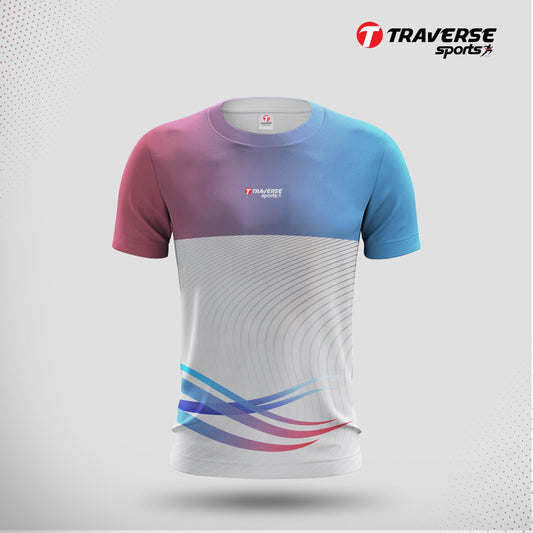 Traverse printed sports T-shirts for men