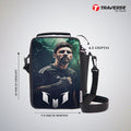 Traverse Messi Lunch Bag with option to carry water bottle- Digitally printed and manufactured by Traverse