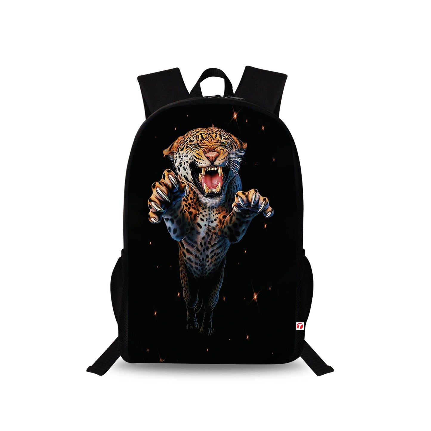 Traverse Tiger Bags For Boys & Girls. Digitally printed on Fabric with latest technology. Dual Compartment large backpack