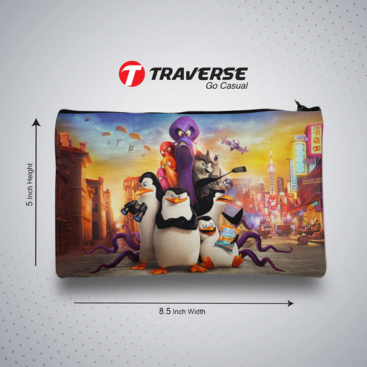 Penguines of Madagascar Pencil Pouch