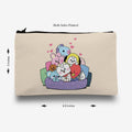 Traverse BT21 pencil pouch for boys & girls. Digitally printed on Fabric with both sides printed