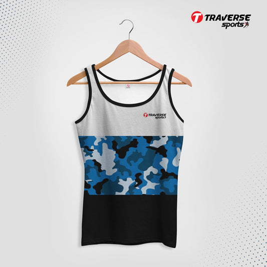Digitally Printed Fashion Tank Top for Men by Traverse