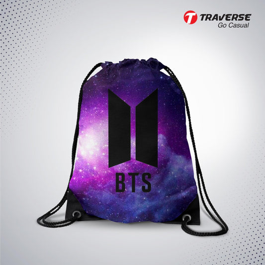 Digitally Printed Drawstring Bag