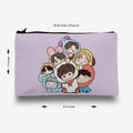 Traverse BTS / BT21 pencil pouch for boys & girls. Digitally printed on Fabric with both sides printed