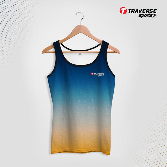 Digitally Printed Fashion Tank Top for Men by Traverse