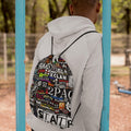 Graffiti Digitally Printed Drawstring Bag