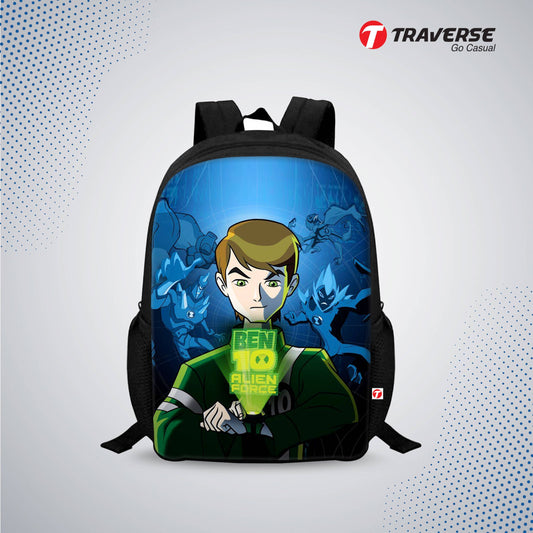 Kids Bag- Ben10  (Digital Printed Ben-10 Backpack for Class 1 to 3)