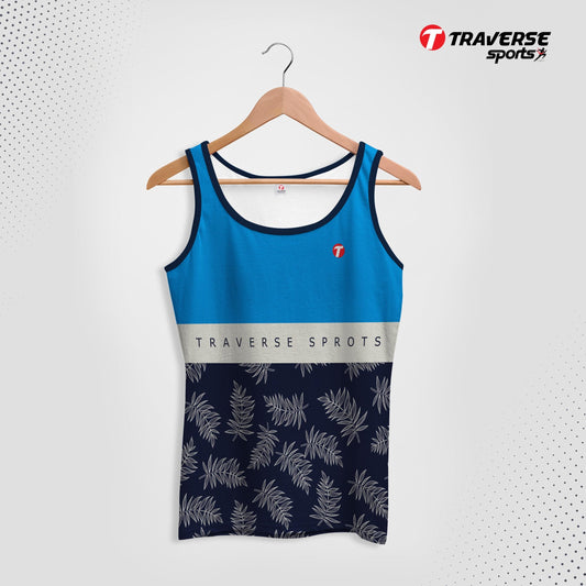 Digitally Printed Fashion Tank Top for Men by Traverse