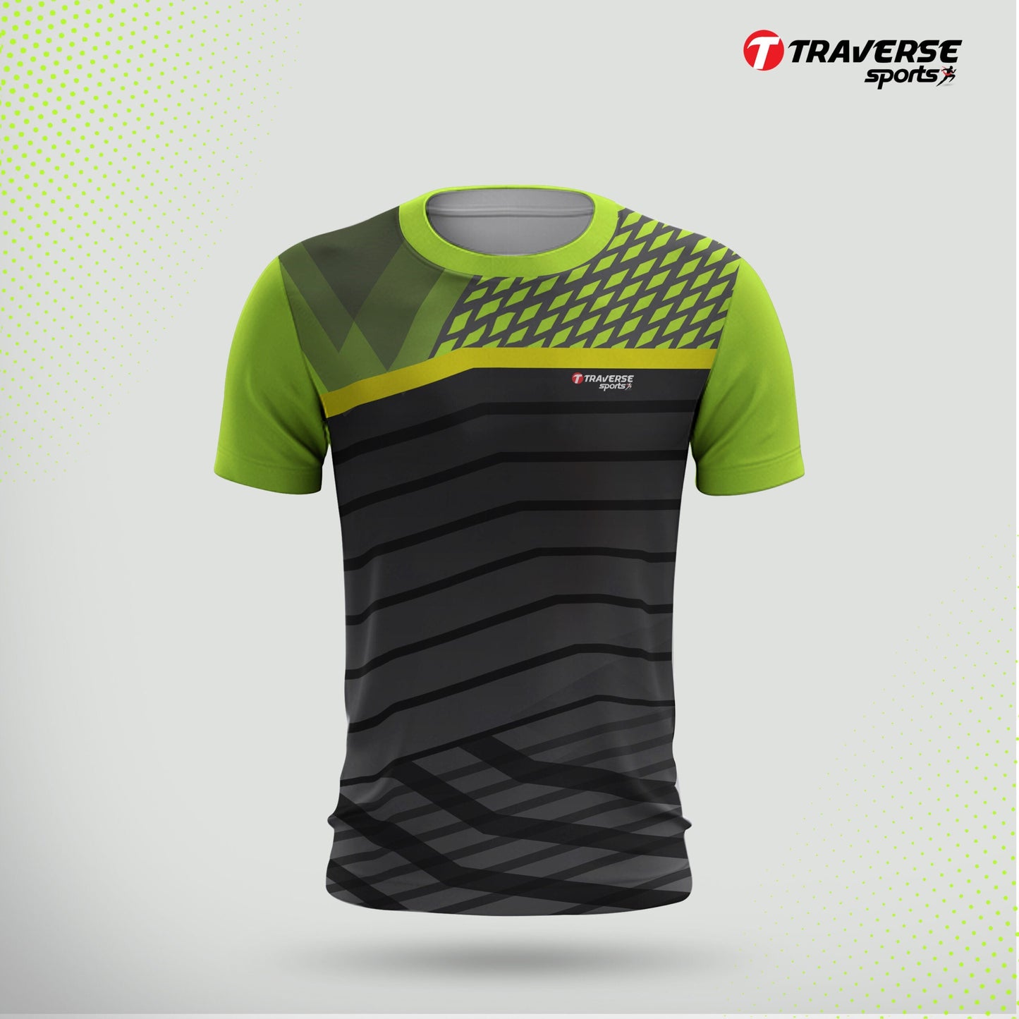 Traverse printed sports T-shirts for men