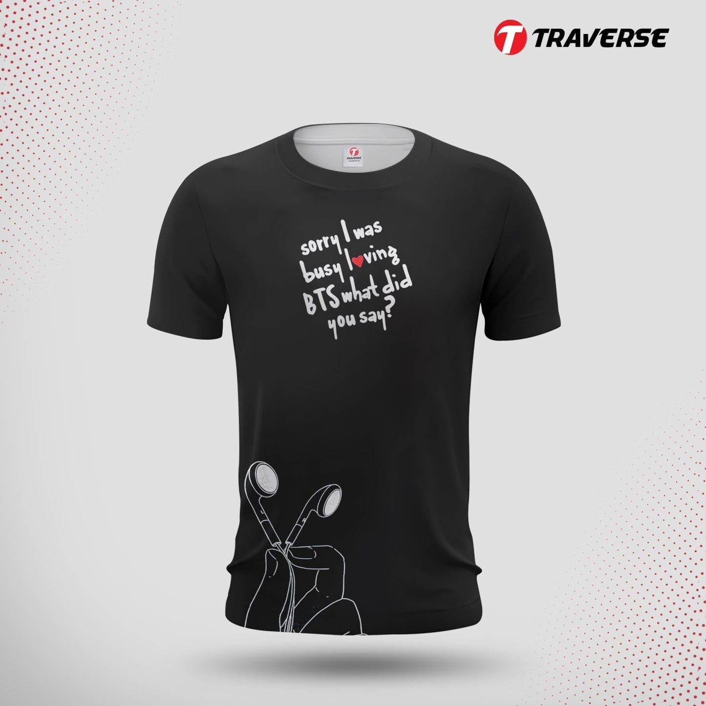 BTS Digitally Printed Fashion T-Shirt for Men by Traverse