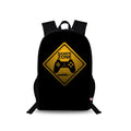 Traverse Gamer Zone Bags For Boys & Girls. Digitally printed on Fabric with latest technology. Dual Compartment large backpack