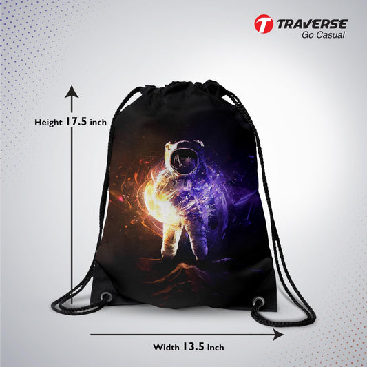 Astraunat Digitally Printed Drawstring Bag