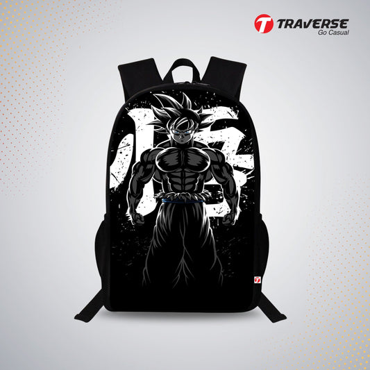 Traverse Dragon Ball Bags For Boys & Girls. Digitally printed on Fabric with latest technology. Dual Compartment large backpack