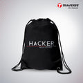 HACKER Digitally Printed Drawstring Bag