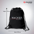 HACKER Digitally Printed Drawstring Bag