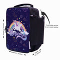 Unicorn Lunch Bag with option to carry water bottle- Digitally printed and manufactured by Traverse