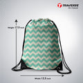 Zigzag Drawstring Bag