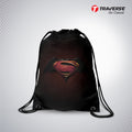 Super Man Digitally Printed Drawstring Bag