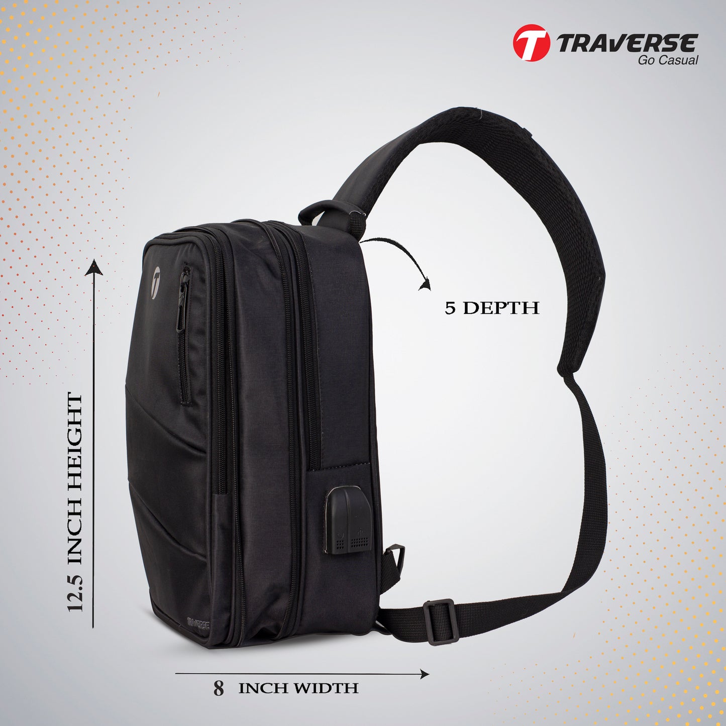 Cross Body Bag for Boys & Men. Another quality product by TRAVERSE