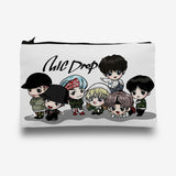 Traverse BTS / BT21 pencil pouch for boys & girls. Digitally printed on Fabric with both sides printed