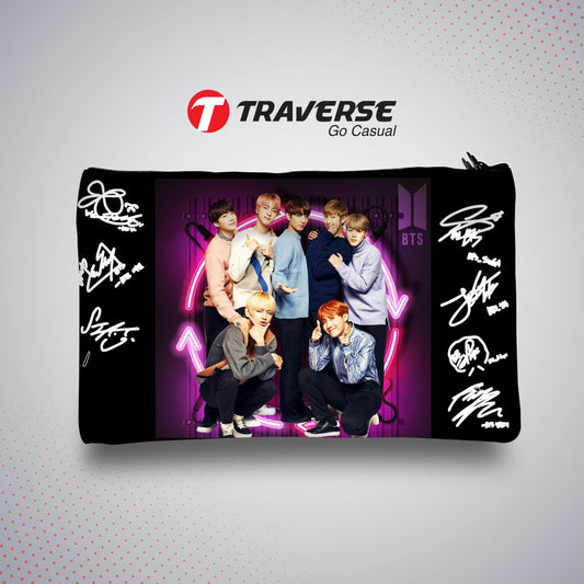 BTS Pencil Pouch - Best Quality KPOP pencil Case (Digitally Printed on Fabric)
