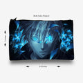 Traverse (Goju Satoru Anime, Jujutsu, Art) Pencil pouch for Boys & Girls. Printed on Fabric.