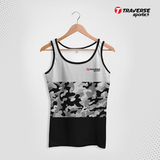 Digitally Printed Fashion Tank Top for Men by Traverse