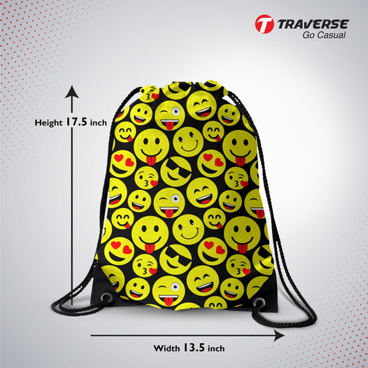 Emoji Drawstring Bag