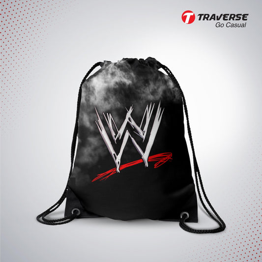 WWE Digitally Printed Drawstring Bag