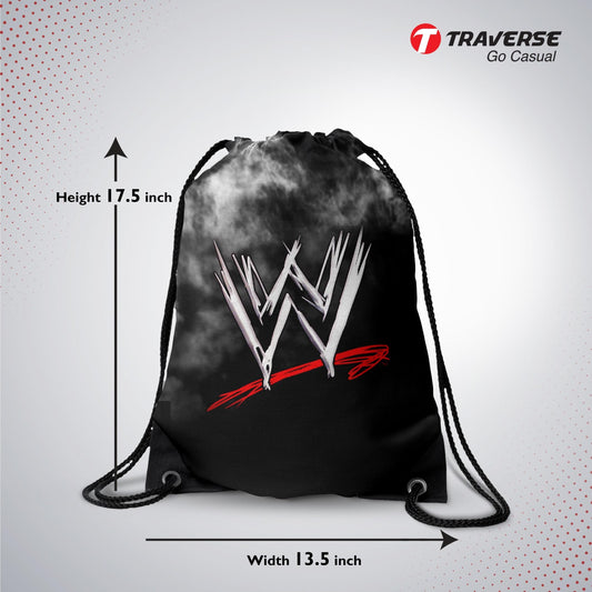 WWE Digitally Printed Drawstring Bag