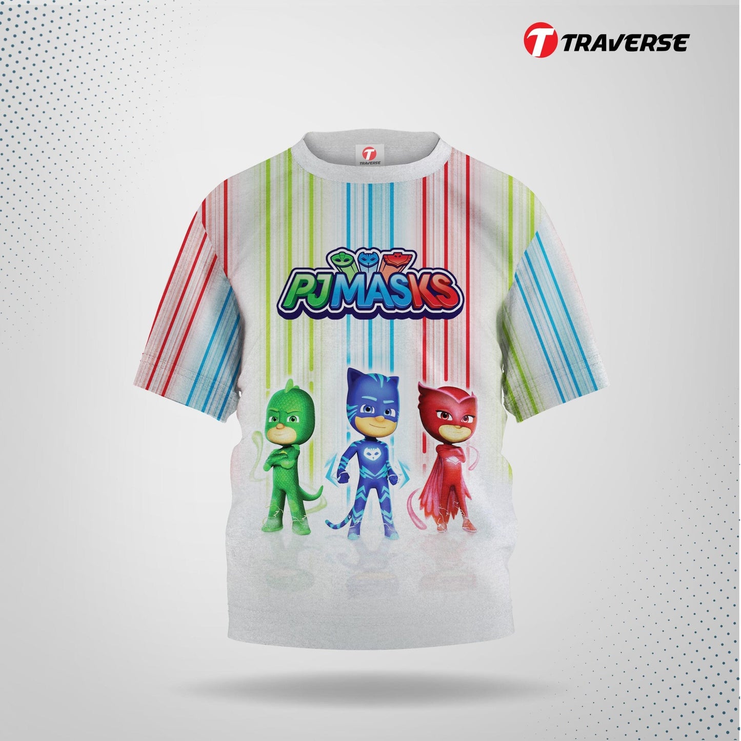 PJ Mask Digitally Printed Fashion T-shirts for Kid's by Traverse