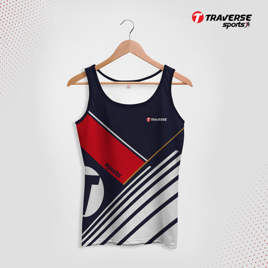 Digitally Printed Fashion Tank Top for Men by Traverse