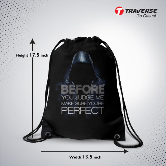 Pefect Digitally Printed Drawstring Bag