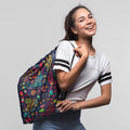 Graffiti Digitally Printed Drawstring Bag