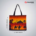 Traverse camel art Printed Tote Bag for Women by - Market Bag, Cute Tote Bag Aesthetic Purse, Handbag
