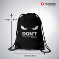 Don't Touch My Bag Digitally Printed Drawstring Bag